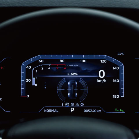 8インチ液晶メーター