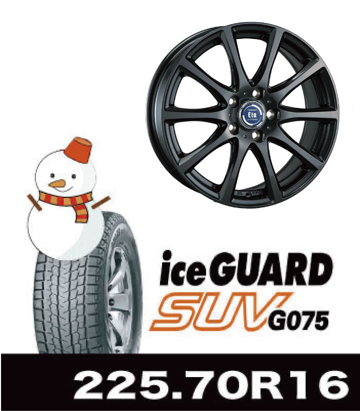ﾃｨﾗｰﾄﾞｲｰﾀ＆iceGUARD/G075 225/70R16セット