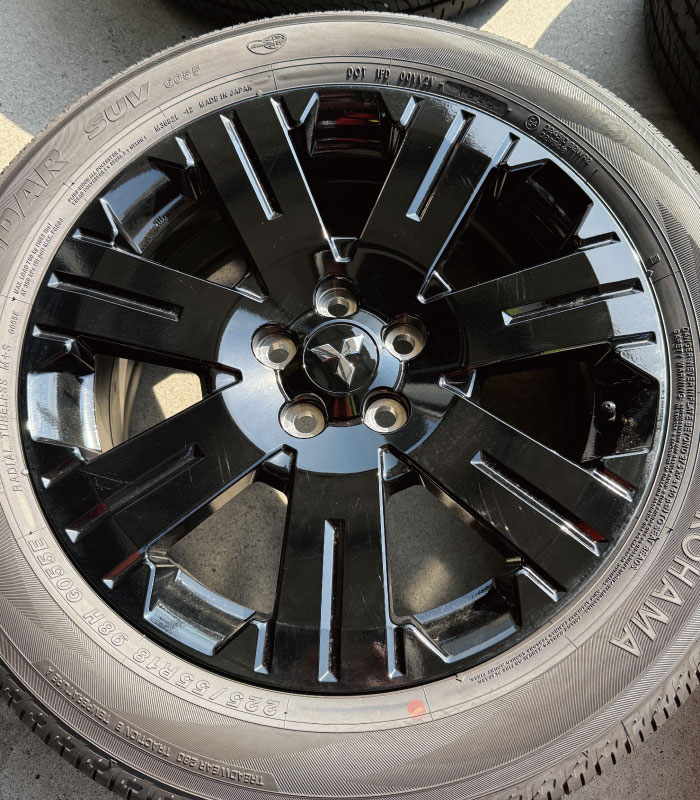 中古新車外しシャモニー純正18インチタイヤ＆アルミセットa813-a サムネイル2