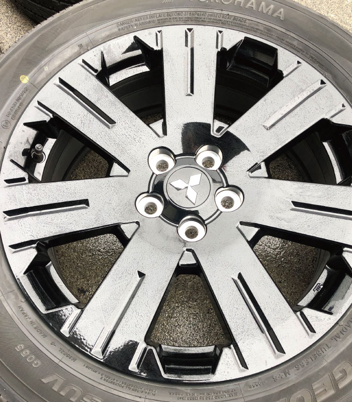 中古新車外しシャモニー純正18インチタイヤ＆アルミセットa813-d サムネイル2